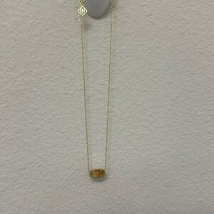 Kendra Scott- Orange Citrine 15-17” Necklace